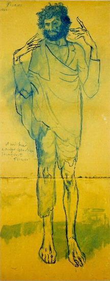 Le fou L idiot 1904 Pablo Picasso Peintures à l'huile